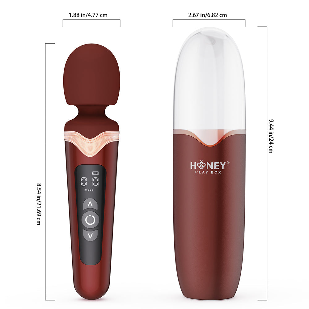 Honey Play Box Stormi Powerful Wand Massager With Charging Case - Fantasies Boutique