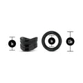 Stay Hard Beef Ball Stretcher Snug 1 in. Black
