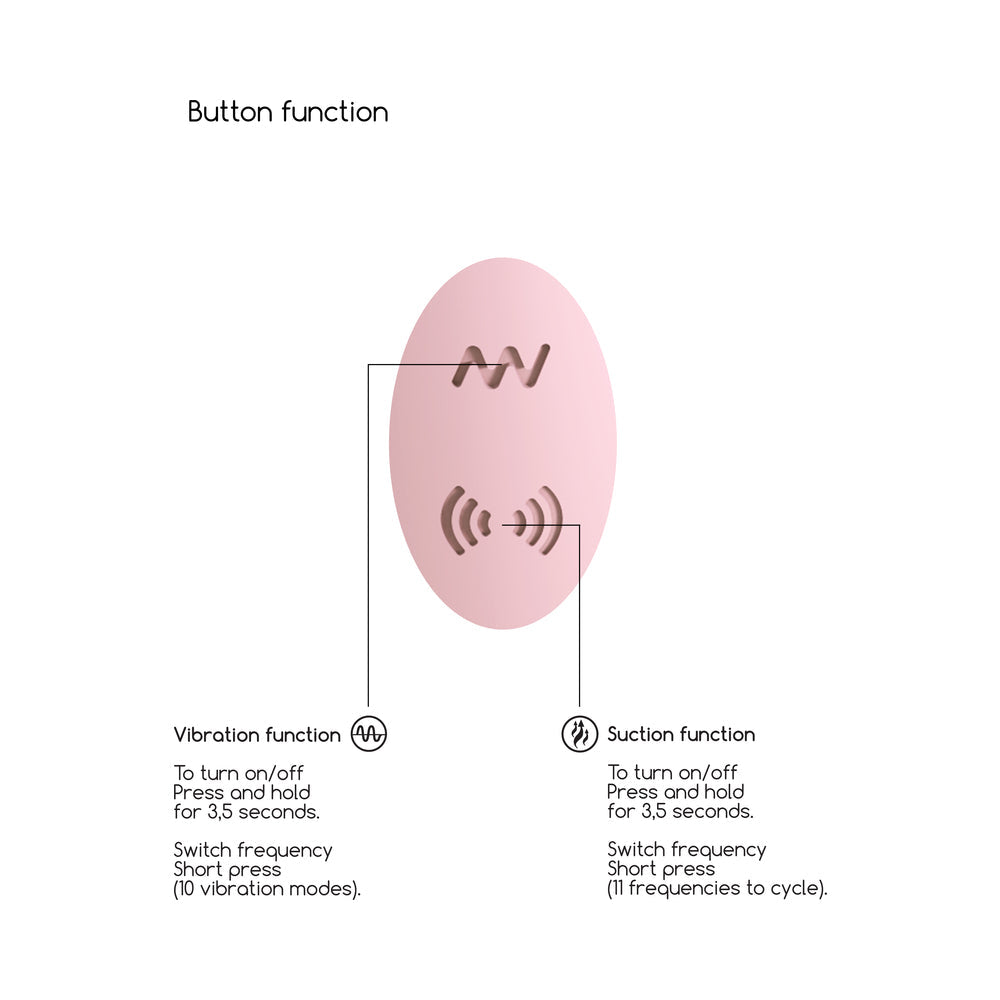 Shots Irresistible Desirable Rechargeable Silicone Soft Pressure Air Wave Dual Stimulator Pink - Fantasies Boutique