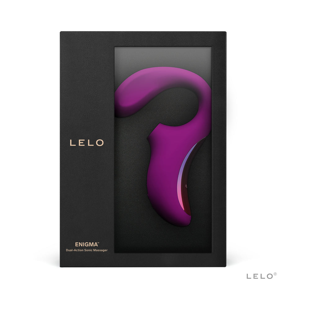 LELO ENIGMA Suction Dual Stimulator Deep Rose - Fantasies Boutique