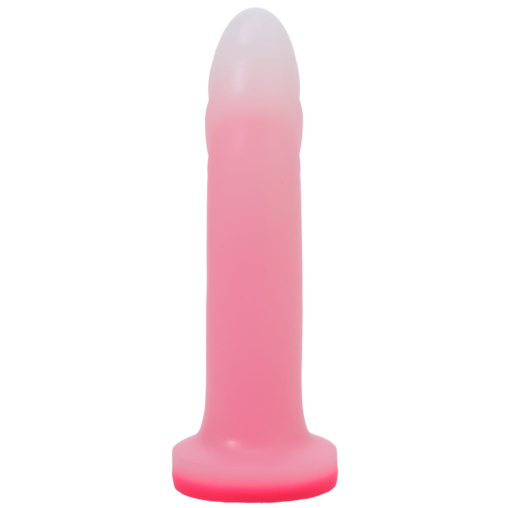 Tantus Flurry O2 Dual Density G-Spot Dildo Rose Quartz - Fantasies Boutique