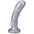 Tantus Magma 7 in. Fantasy Dildo Medium-Firm Silver - Fantasies Boutique