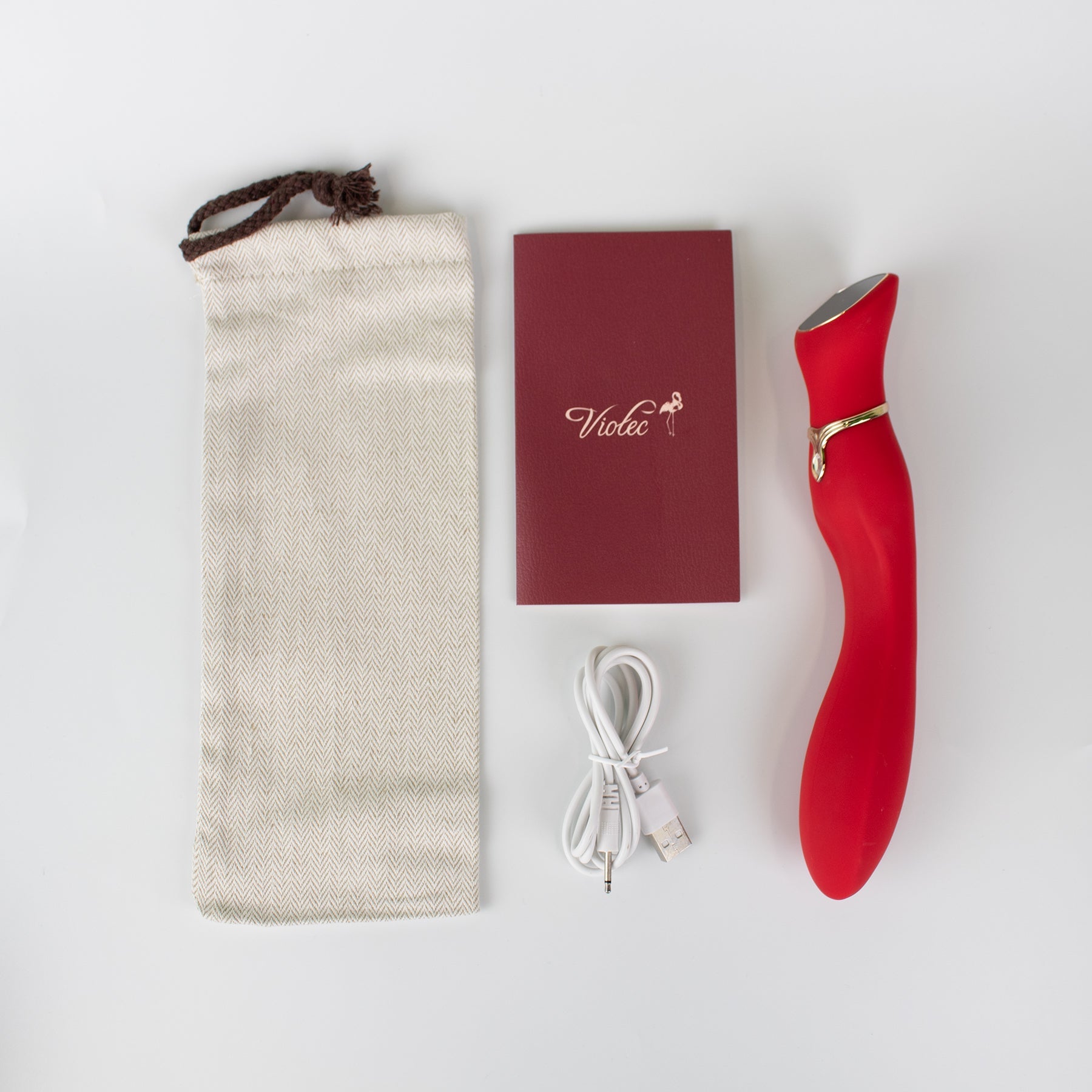 Chance Touch Screen G-Spot Vibrator in Red - Fantasies Boutique