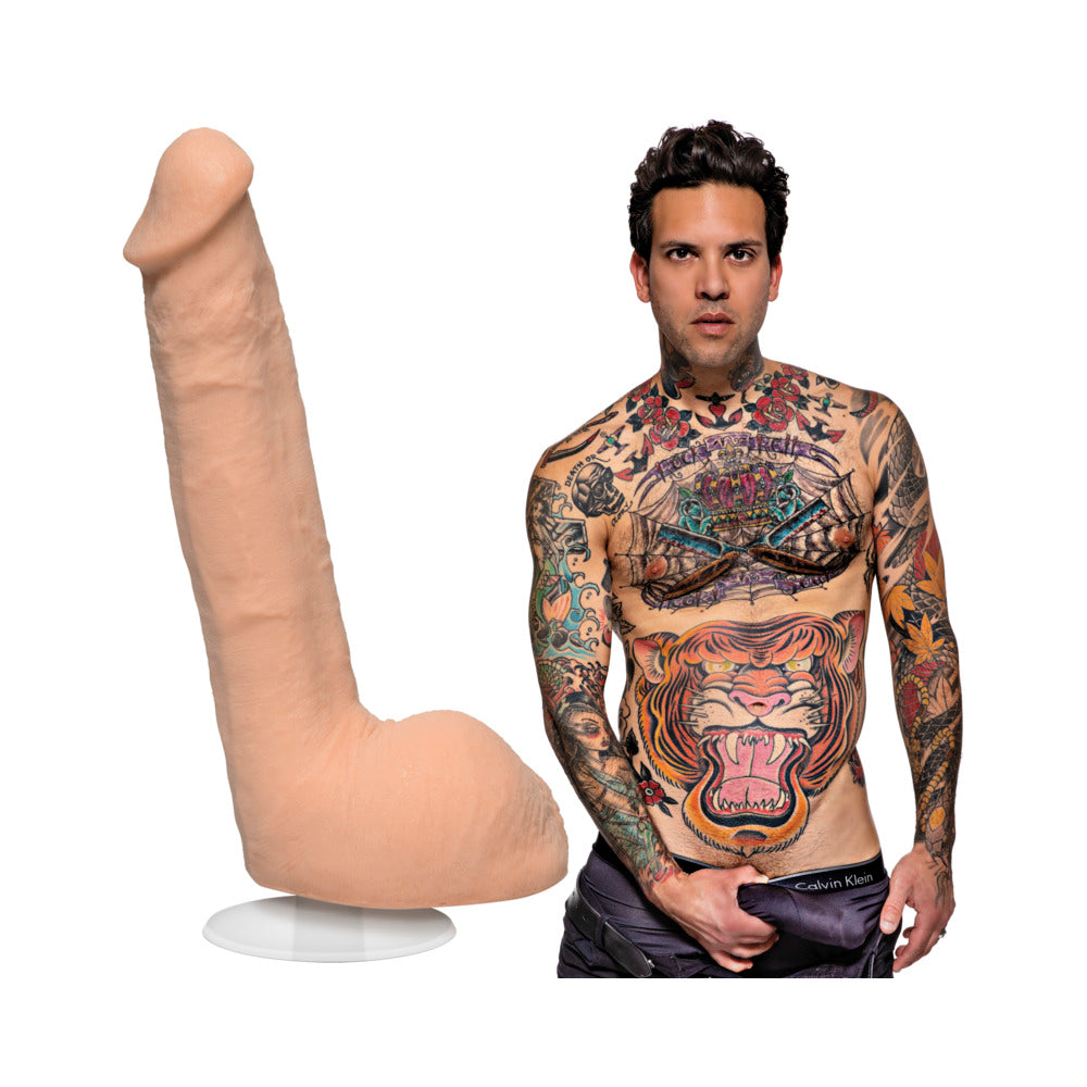 Signature Cocks Small Hands 9 inch ULTRASKYN Cock with Removable Vac-U-Lock Suction Cup Vanilla
