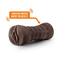 Hot Chocolate Alexis Vagina Stroker with Bullet Vibrator Brown - Fantasies Boutique