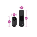 Temptasia Panty Vibe Rechargeable Remote-Controlled Silicone Wearable Vibrator Black - Fantasies Boutique