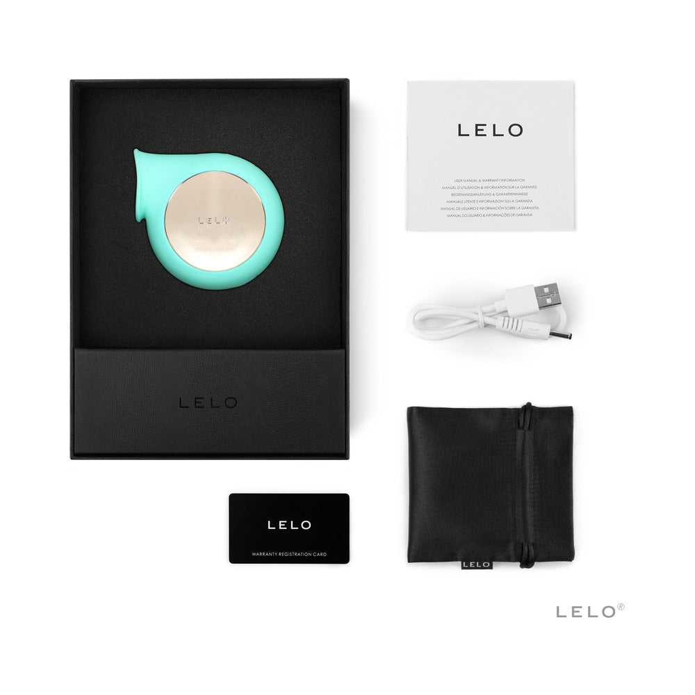 LELO SILA Rechargeable Sonic Clitoral Stimulator Aqua - Fantasies Boutique