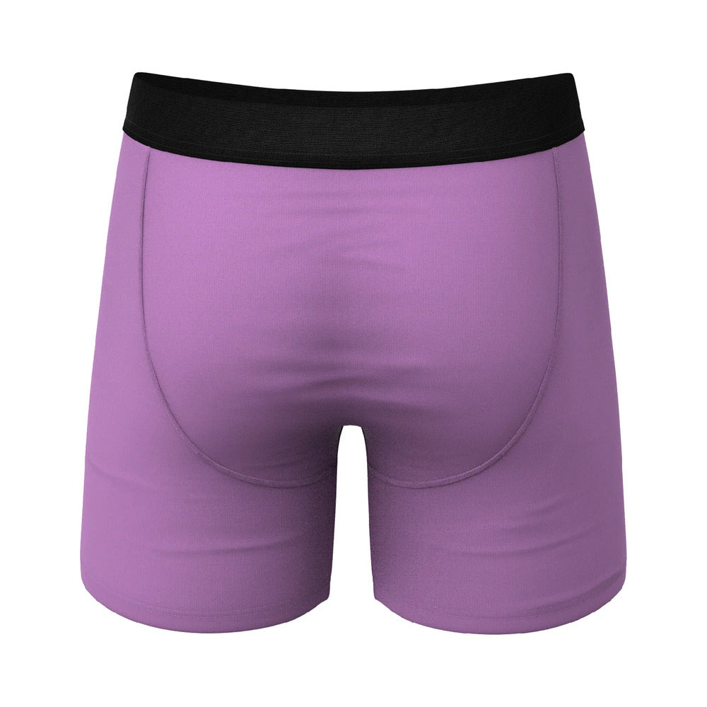 Shinesty The Double Entendre Eggplant Ball Hammock Pouch Underwear with Fly 2XL
