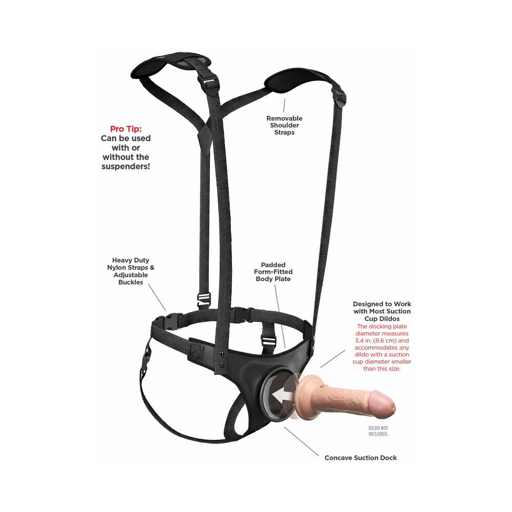 Body Dock Strap-On Suspenders Harness - Fantasies Boutique