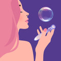 Biird Cecii Beaded Glass Dildo - Fantasies Boutique