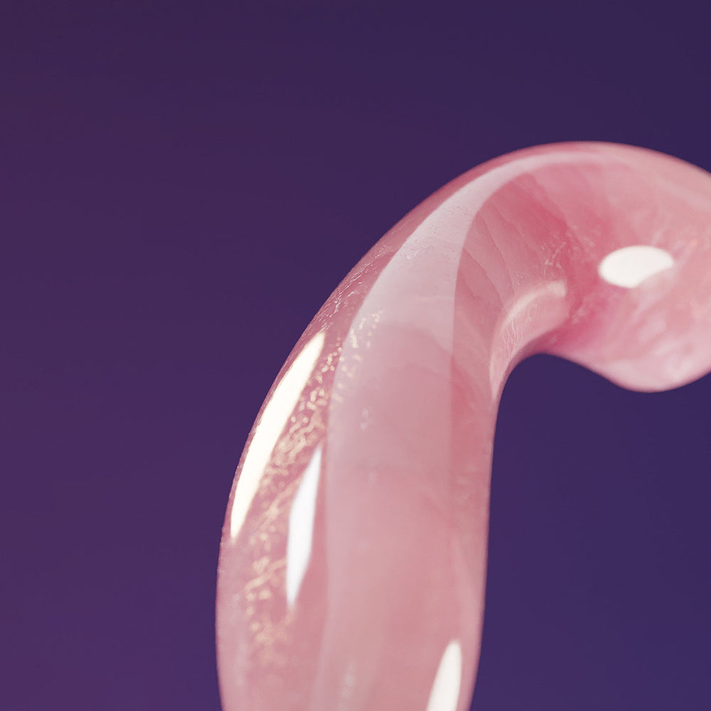 Biird Pixii Rose Quartz Dildo - Fantasies Boutique