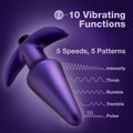 Anal Adventures Matrix Interstellar Plug Astro Violet - Fantasies Boutique