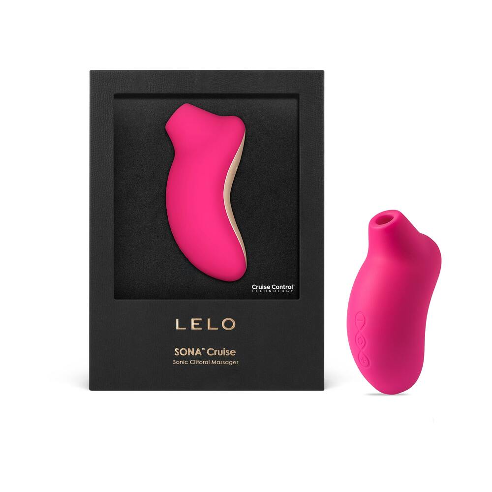 LELO SONA CRUISE Rechargeable Clitoral Stimulator Cerise - Fantasies Boutique