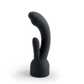 Doxy 3 Silicone Rabbit Wand Attachment Black - Fantasies Boutique