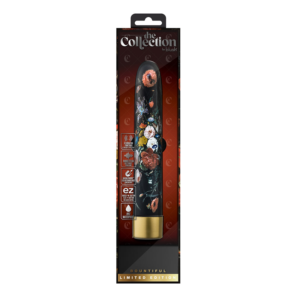 The Collection Bountiful Limited Edition Rechargeable 7 in. Vibrator Flora