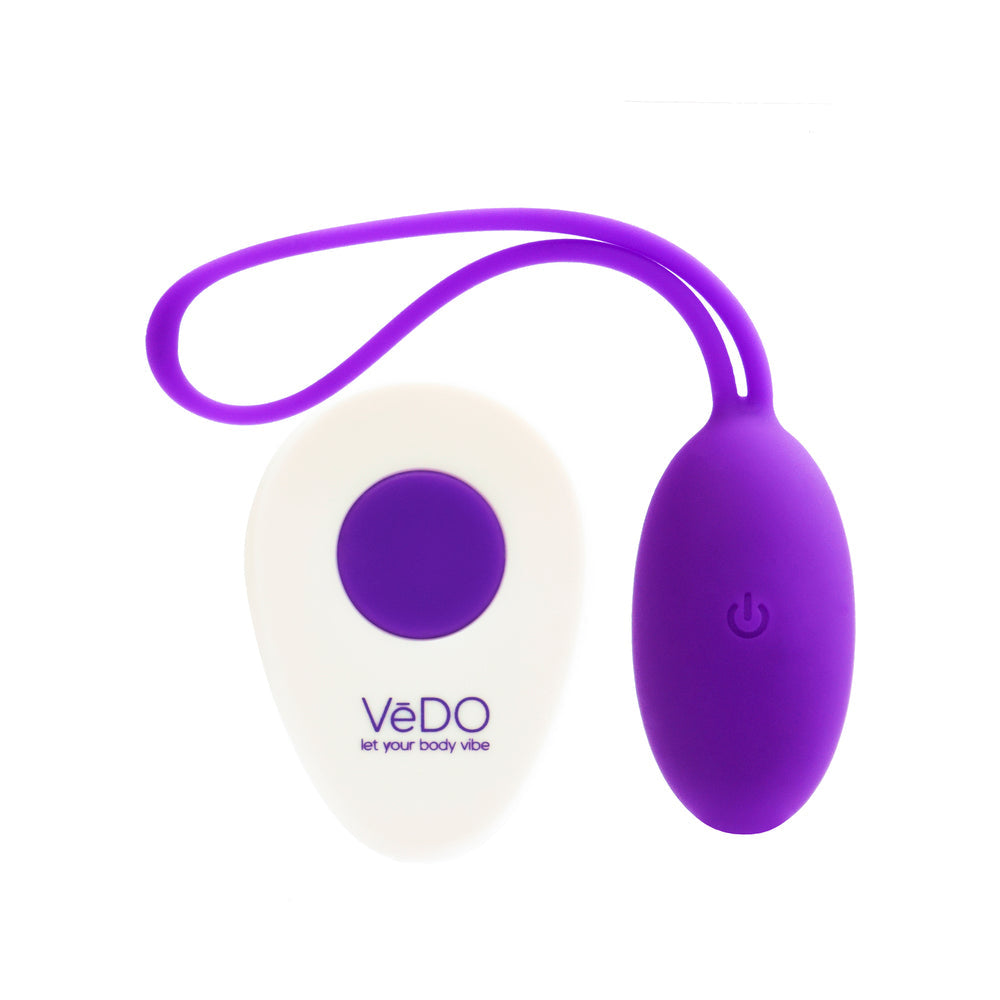 VeDO Peach Rechargeable Egg Vibe - Into You Indigo - Fantasies Boutique