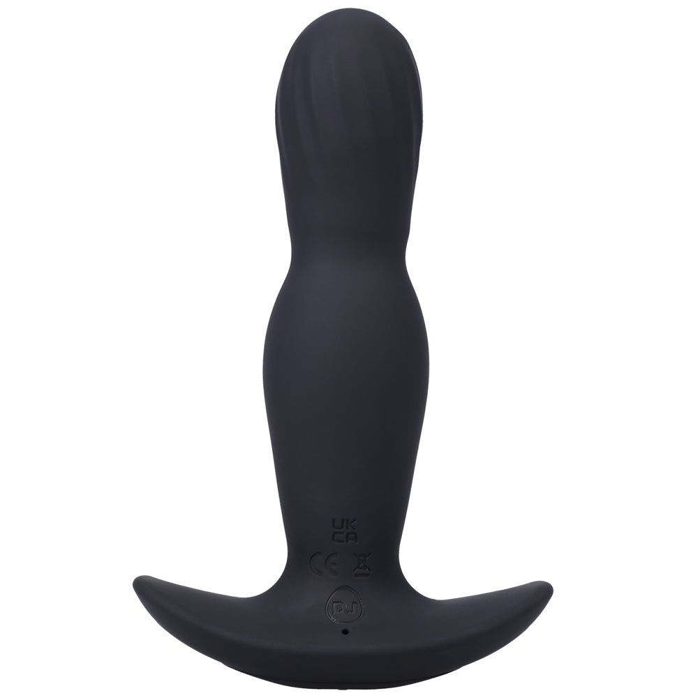 A-Play EXPANDER Rechargeable Silicone Anal Plug with Remote Black - Fantasies Boutique