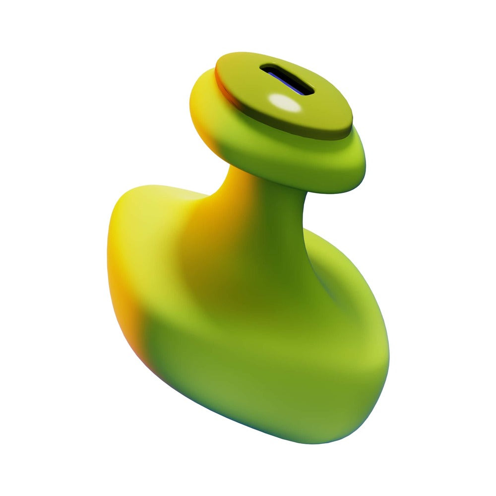 Dame Fin 2.0 Finger Vibrator Citrus