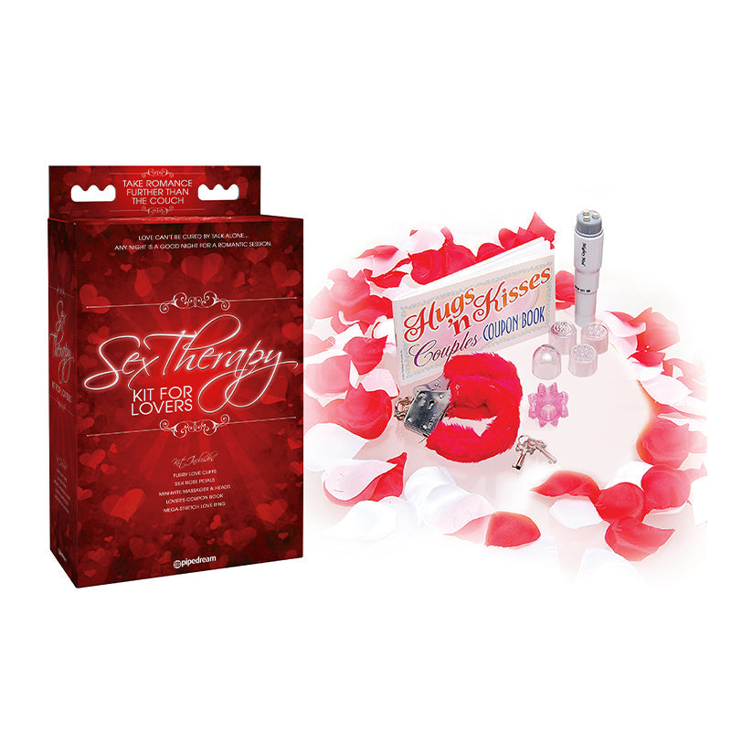 Pipedream Sex Therapy 5-Piece Kit For Lovers Red - Fantasies Boutique