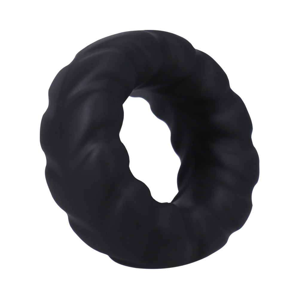Rock Solid Silaflex Fat Tire Black - Fantasies Boutique