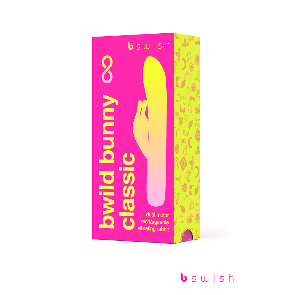 B Swish Bwild Bunny Infinite Classic Vibrator Sunset Pink - Fantasies Boutique
