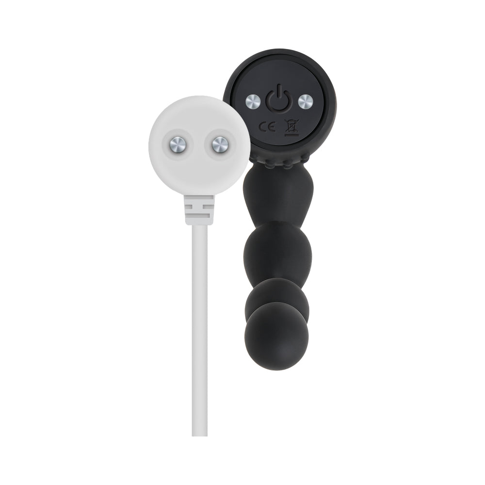 Zero Tolerance The Emperor Vibrating Silicone Prostate Massager Black - Fantasies Boutique