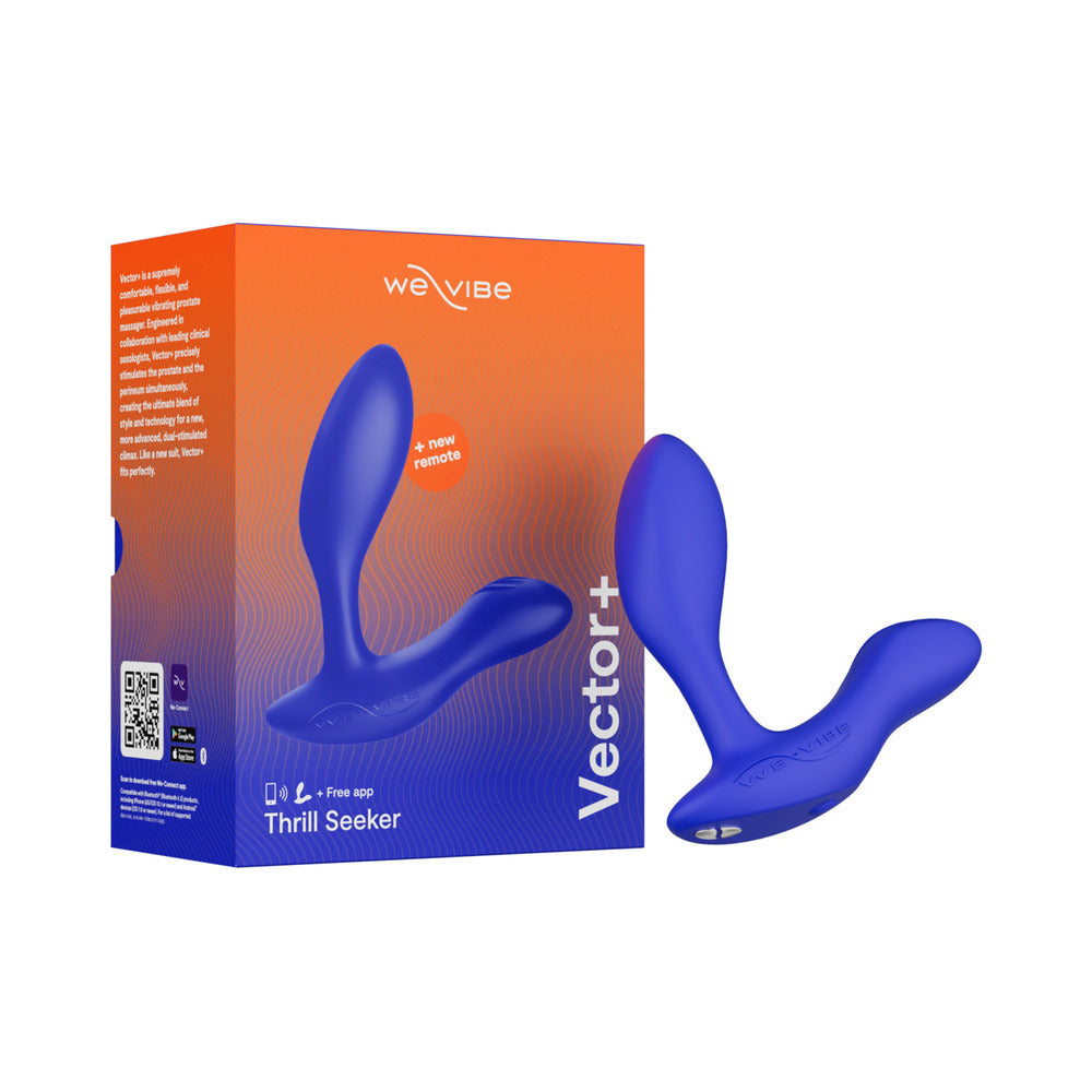 We-Vibe Vector+ Dual Stimulation Prostate Massager Royal Blue - Fantasies Boutique