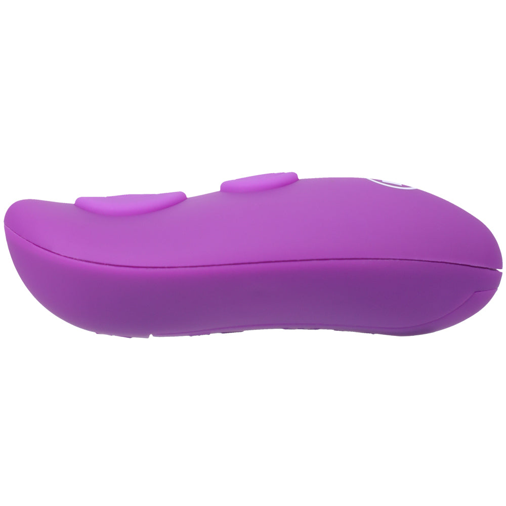 A-Play BEADED VIBE Rechargeable Silicone Anal Plug with Remote Purple - Fantasies Boutique