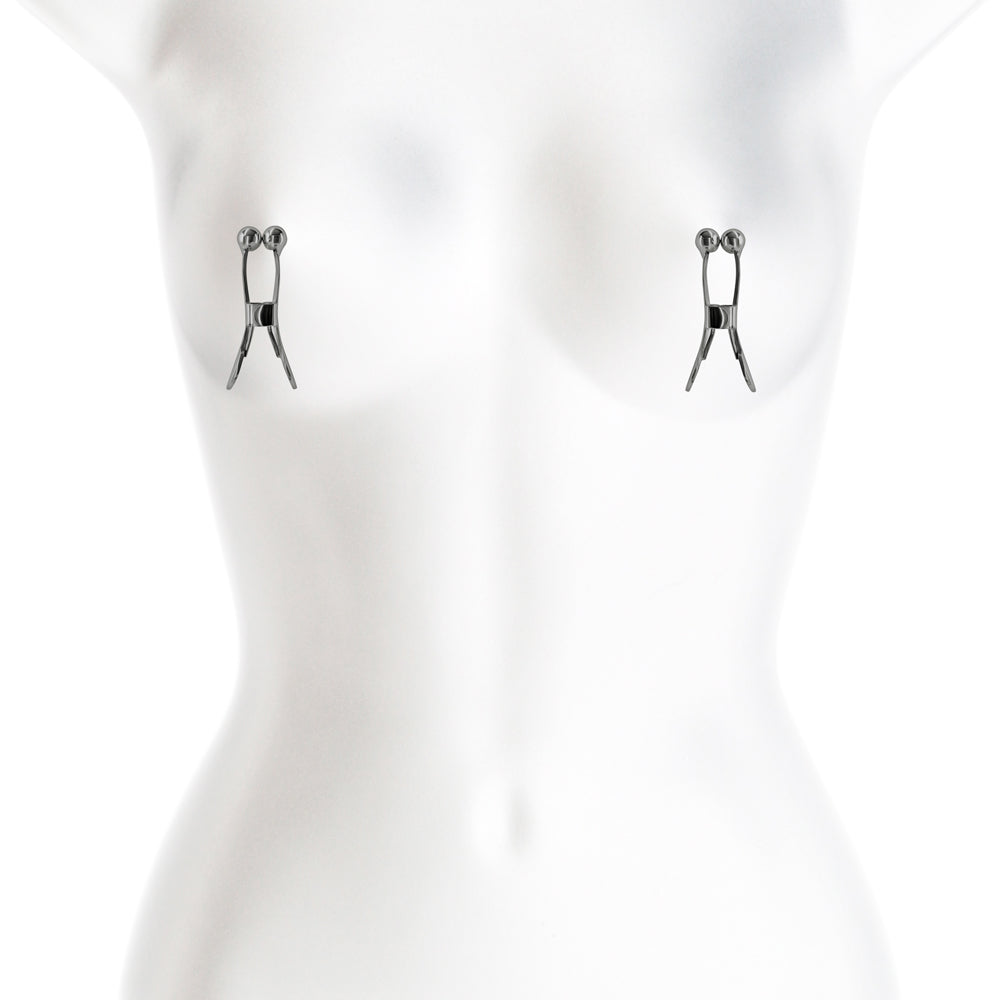Bound Nipple Clamps C1 Gunmetal - Fantasies Boutique