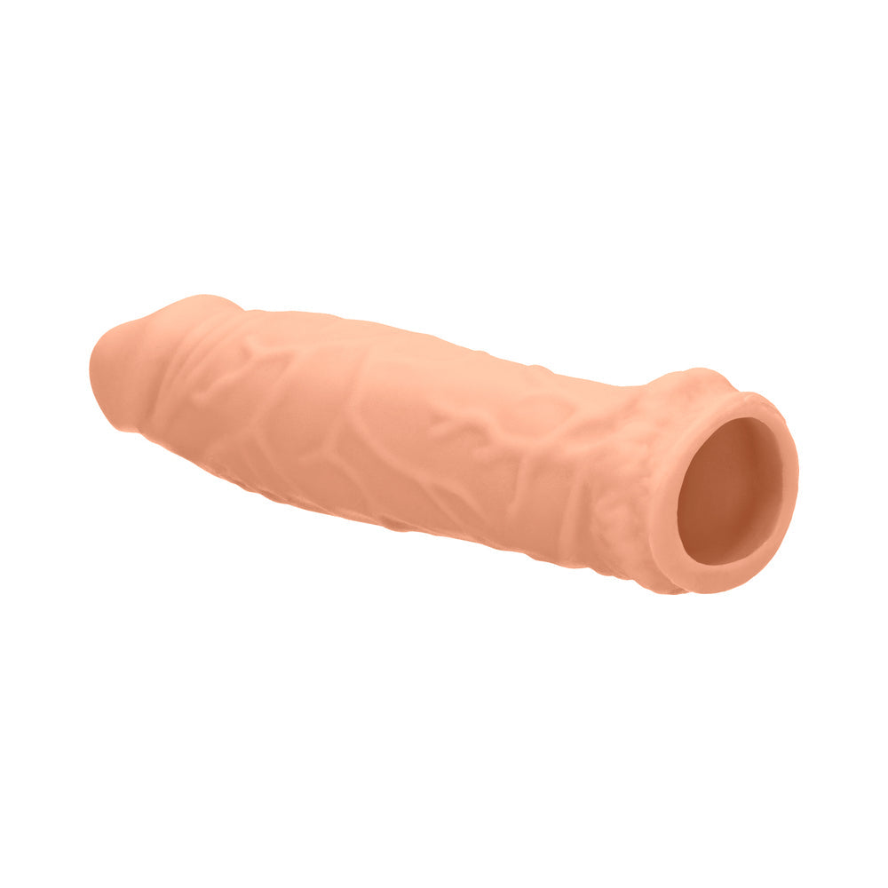 RealRock Realistic 6 in. Penis Sleeve Extender Beige - Fantasies Boutique