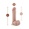 Dr. Skin Dr. William 8 in. Dildo with Balls Beige - Fantasies Boutique