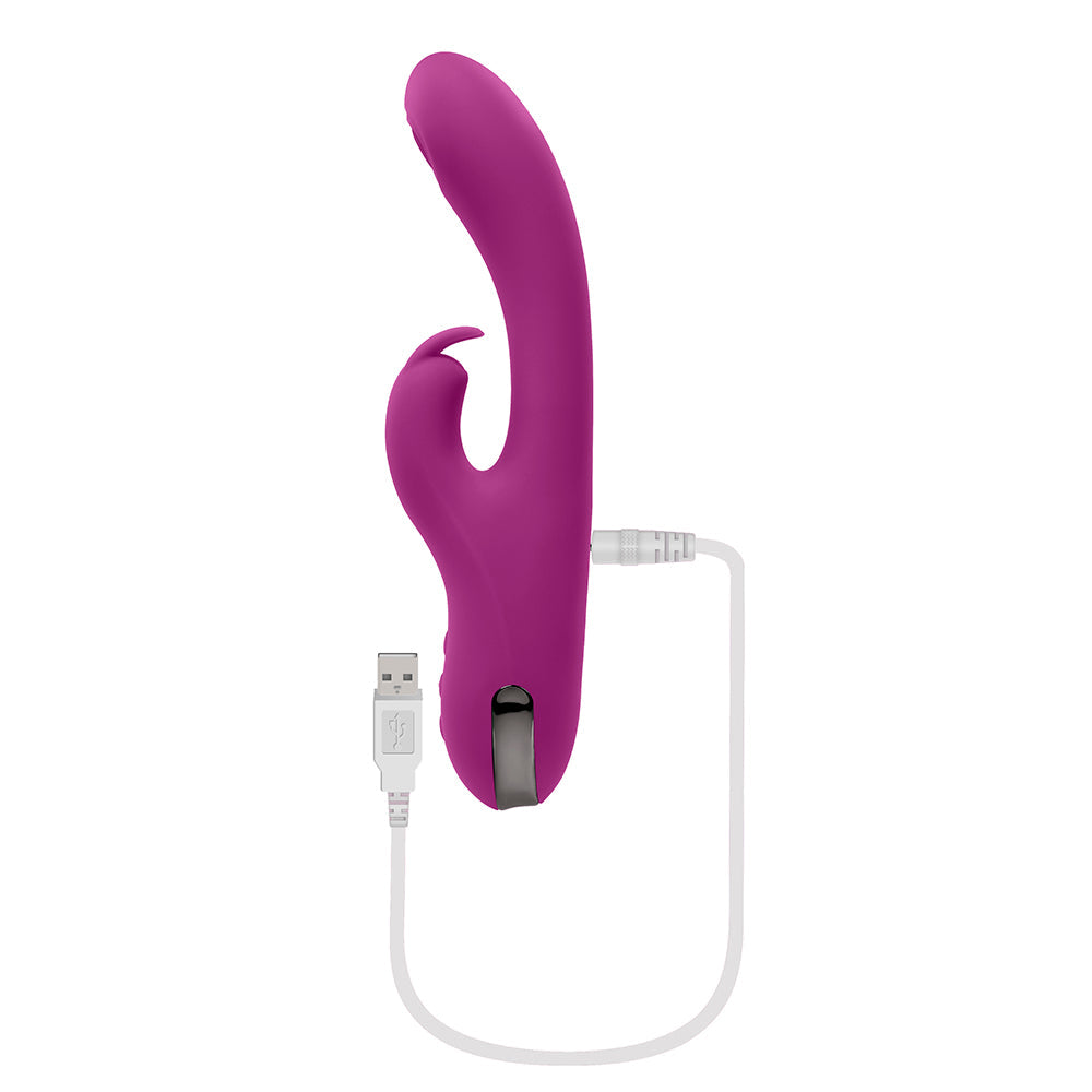 Playboy Thumper Rechargeable Tapping Silicone Dual Stimulation Vibrator Wild Star - Fantasies Boutique