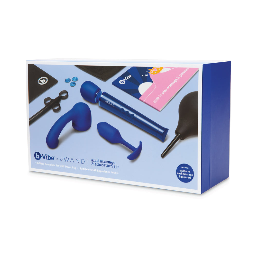 b-Vibe Anal Massage & Education Set Blue - Fantasies Boutique
