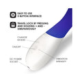 LELO MONA Wave Rechargeable G-Spot Vibrator Midnight Blue - Fantasies Boutique
