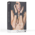 Ouch! Adjustable Velcro Hand & Ankle Cuffs Black - Fantasies Boutique