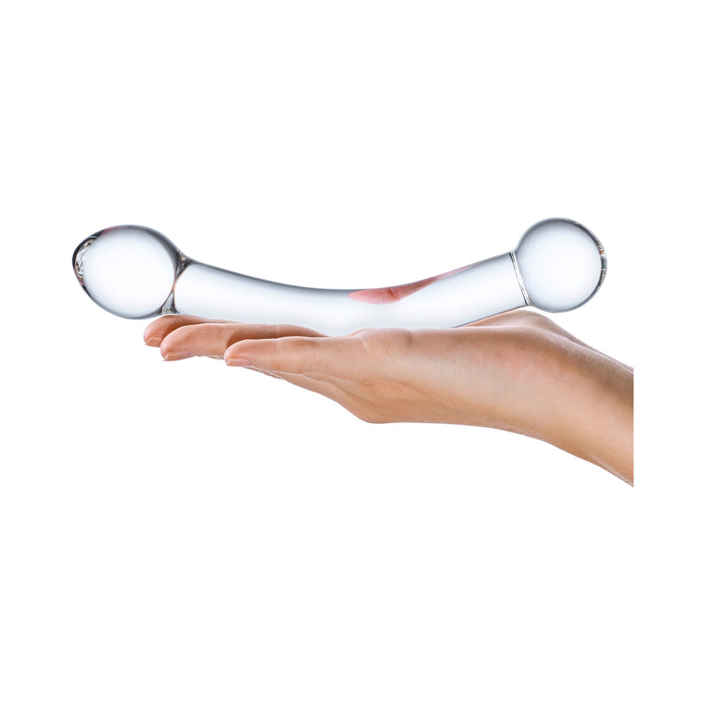 Glas 7 in. Curved Glass G Spot Stimulator - Fantasies Boutique