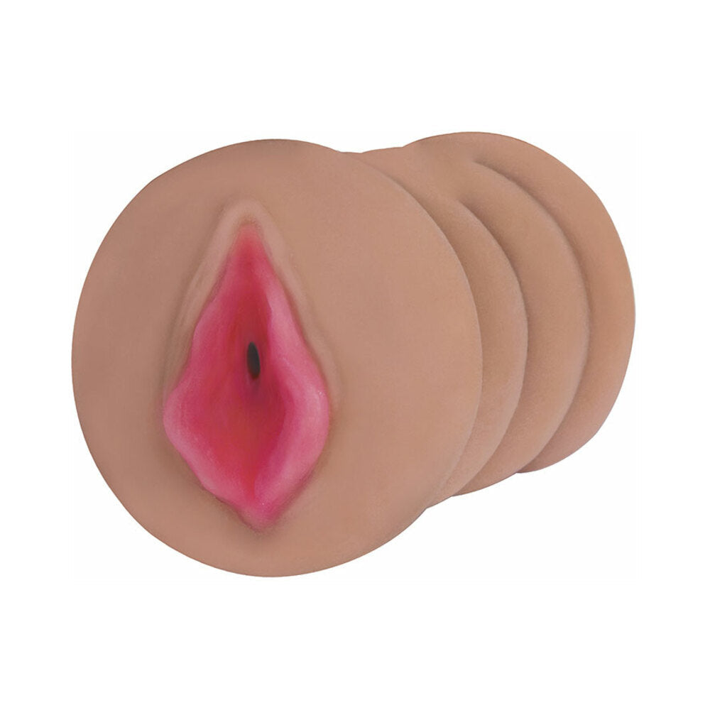 Curve Toys Mistress Sabrina Vaginal Stroker Tan - Fantasies Boutique