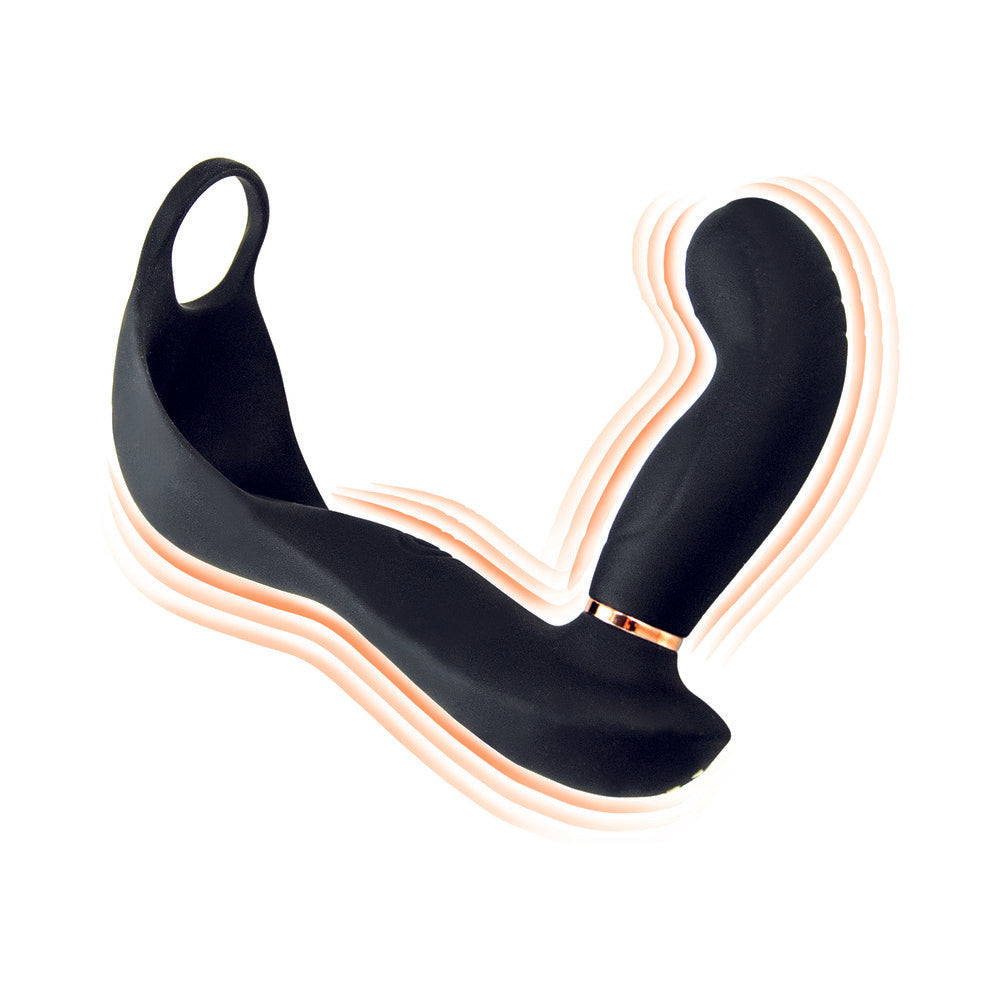 Butts Up P-Spot Massager Pro Silicone Black - Fantasies Boutique