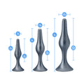 Anal Adventures Matrix Genesis Plug Kit Stellar Silver - Fantasies Boutique