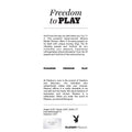 Playboy Hop To It Rechargeable Thrusting Silicone Dual Stimulation Vibrator Acai - Fantasies Boutique