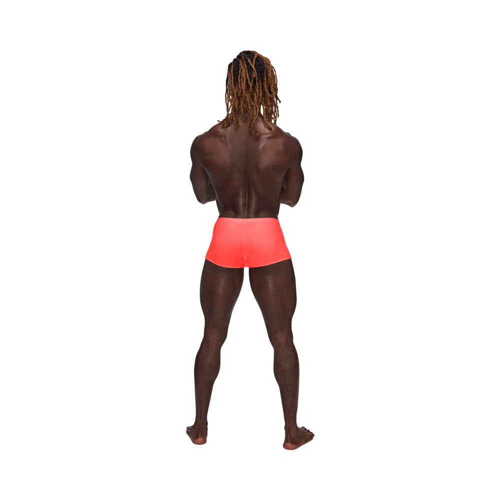 Male Power Barely There Mini Short Coral L