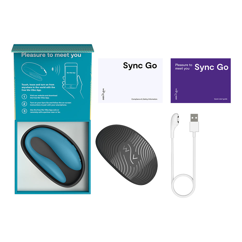 We-Vibe Sync Go Turquoise - Fantasies Boutique
