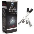 Fifty Shades of Grey The Pinch Adjustable Nipple Clamps - Fantasies Boutique