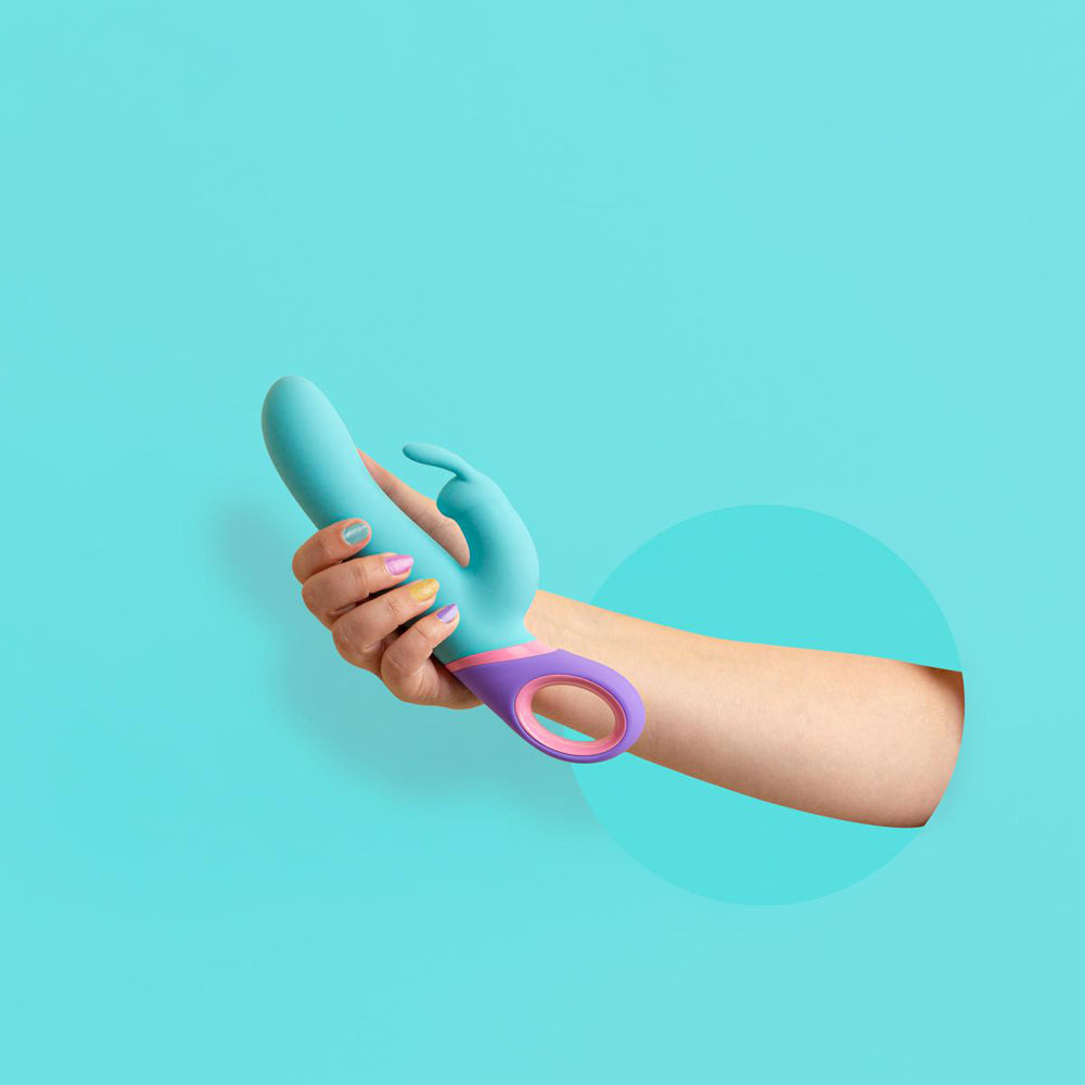 PMV20 Meta Rabbit Vibrator Silicone Teal - Fantasies Boutique