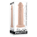 Evolved Girthy Rechargeable Vibrating 7 in. Silicone Dildo Light - Fantasies Boutique