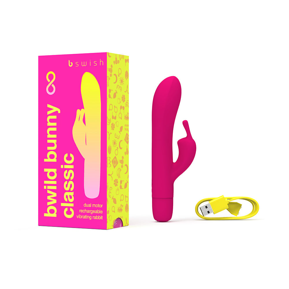 B Swish Bwild Bunny Infinite Classic Vibrator Sunset Pink - Fantasies Boutique