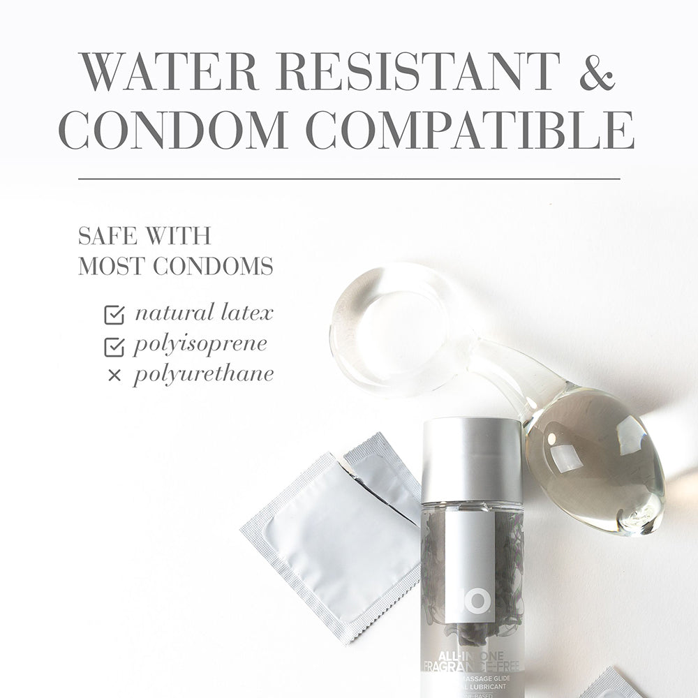 JO All-In-One Sensual Massage Glide Fragrance Free 1 oz. - Fantasies Boutique