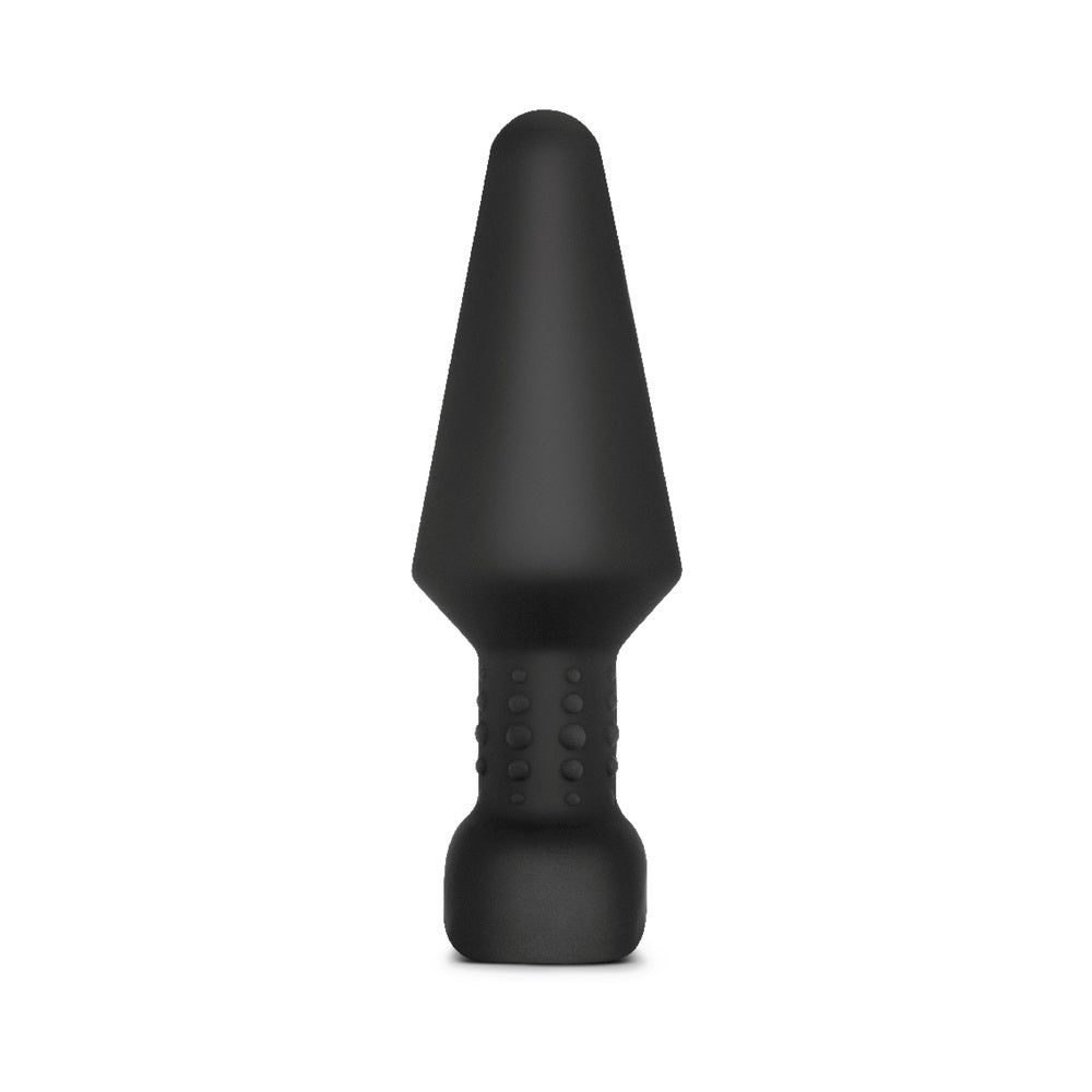 b-Vibe Rimming XL Rotating and Vibrating Remote Control Plug Black - Fantasies Boutique