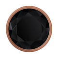 Gender X Gold Digger Rose Gold Beaded Anal Plug With Black Gemstone Base Small - Fantasies Boutique