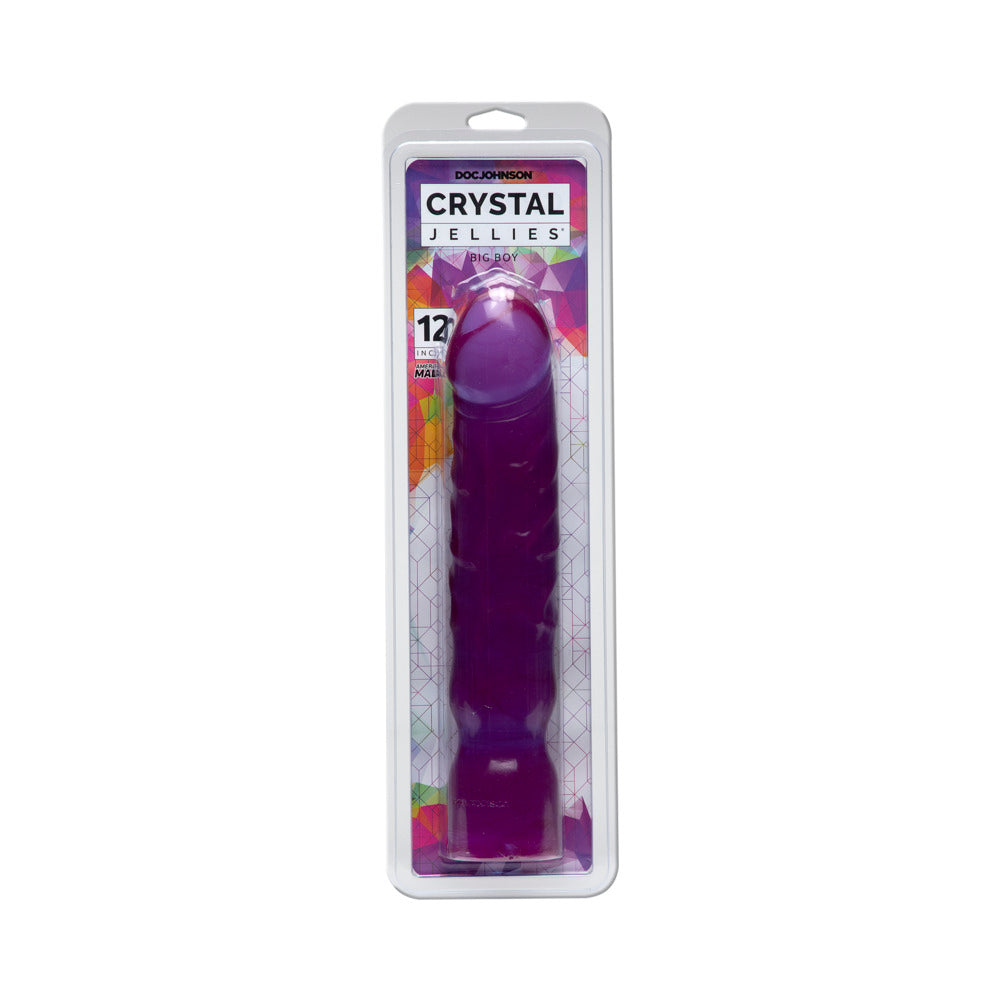 Crystal Jellies - Big Boy Purple 12in - Fantasies Boutique
